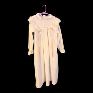 Pleasant Company 80s Vintage American Girl Samantha White Nightgown Girls Sz S